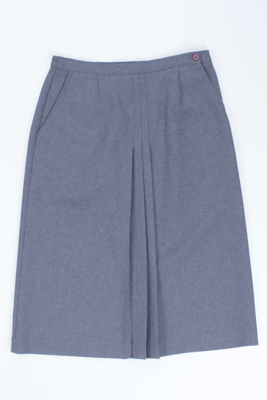 90s Grey Skirt Suit
