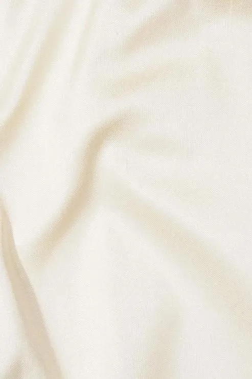 Antique White Silk Shantung 54" Fabric