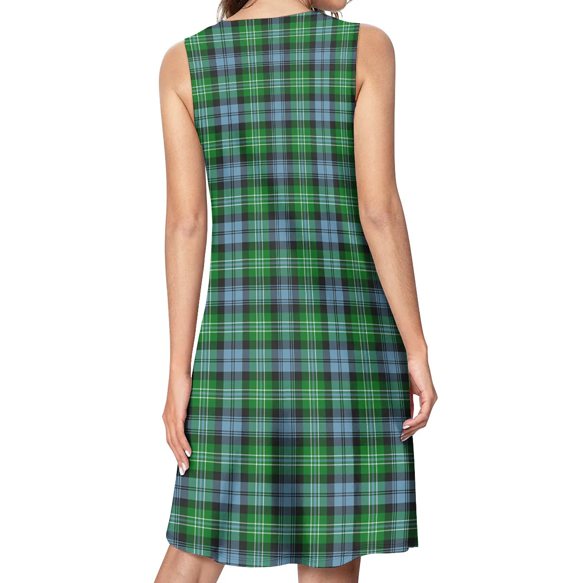 Arbuthnot Ancient Tartan Womens Casual Dresses