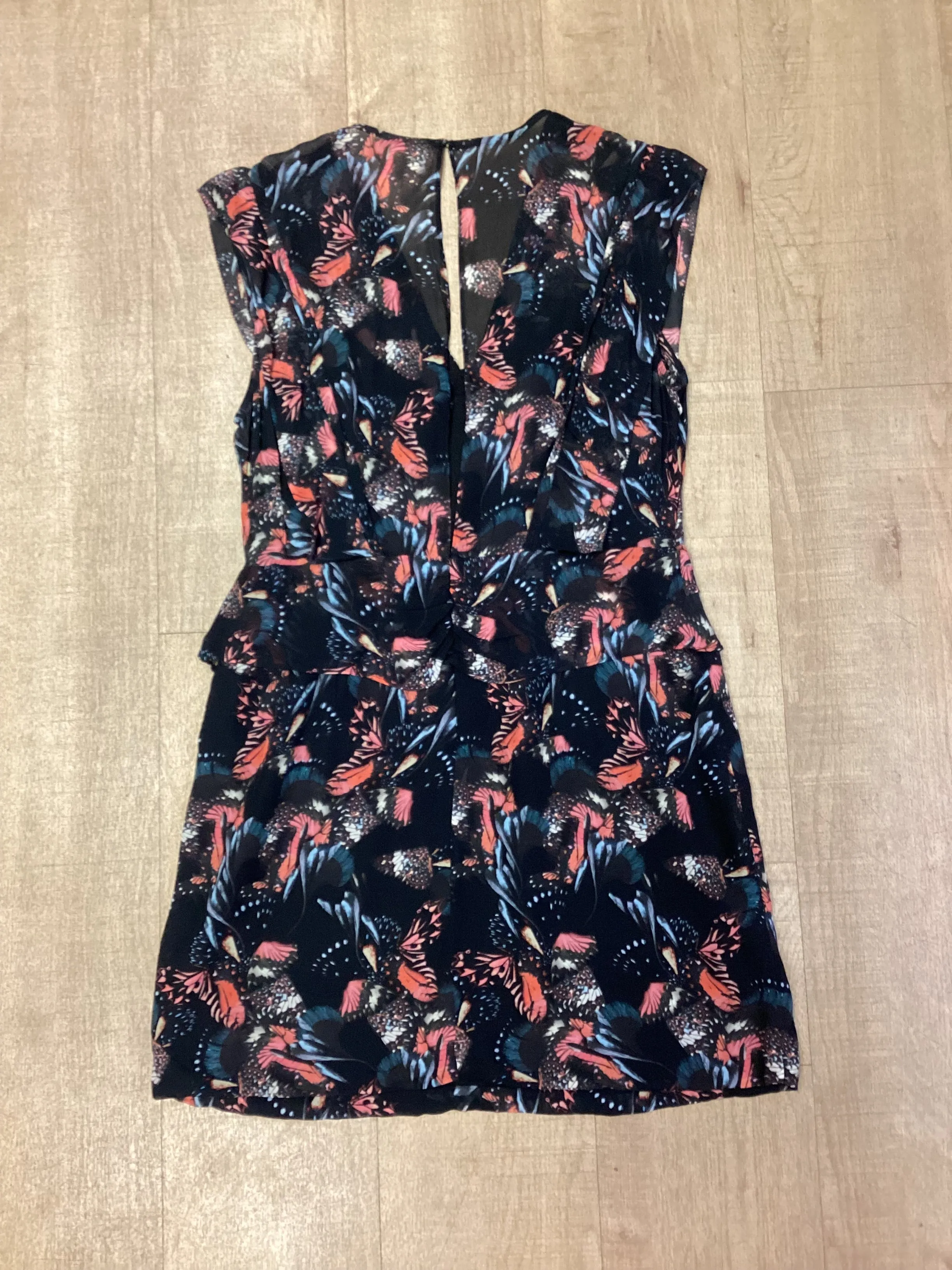 BNWT AllSaints Black Floral Dress Size 14