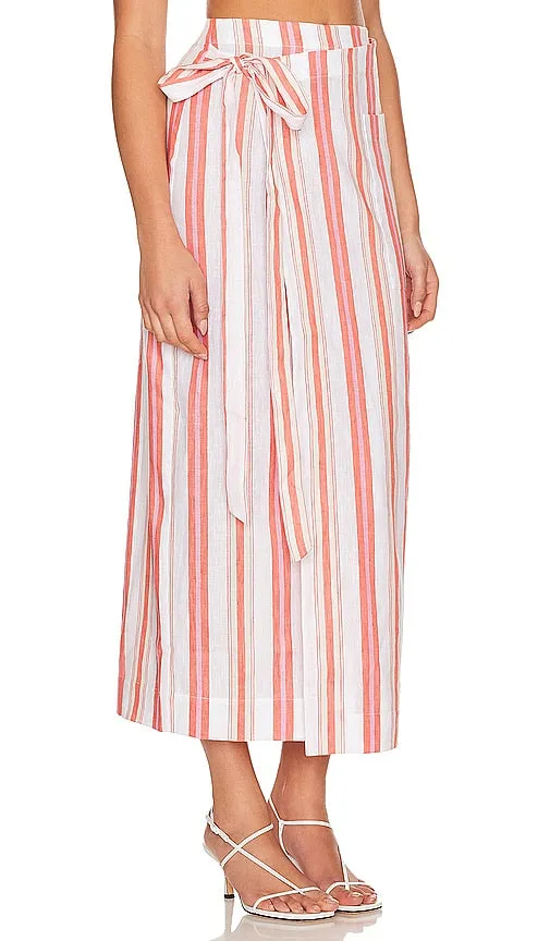 Bondi Born Arezzo Wrap Skirt in Red