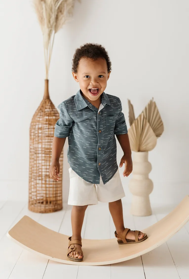 Boys Dressy Shorts - Ivory
