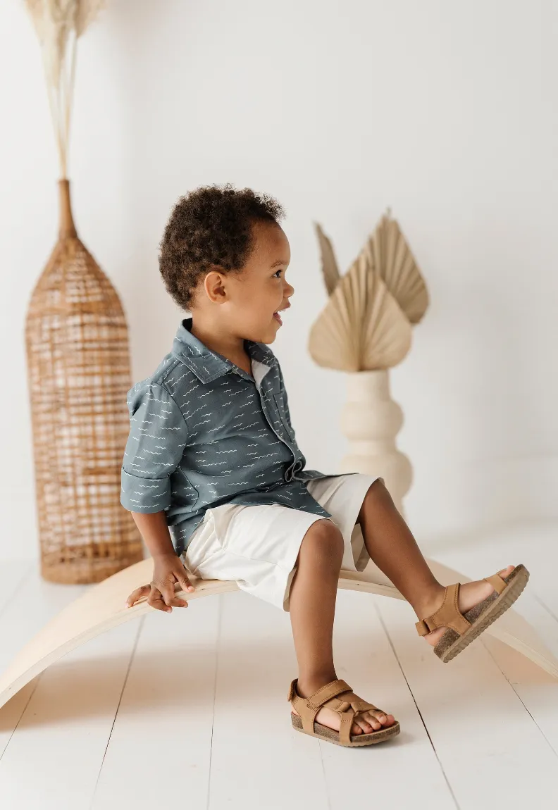 Boys Dressy Shorts - Ivory