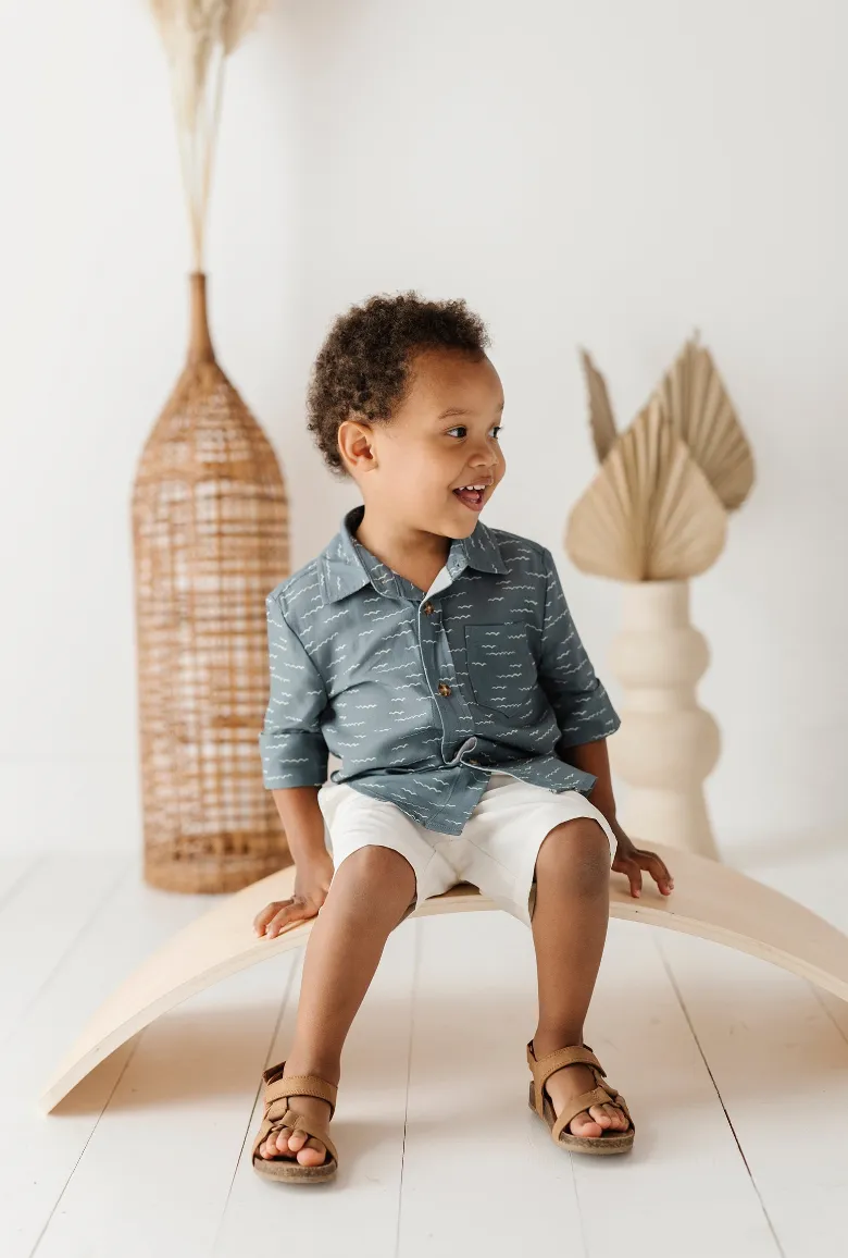 Boys Dressy Shorts - Ivory