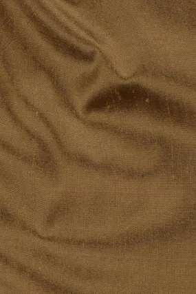 Butter Pecan Gold Silk Shantung 54" Fabric