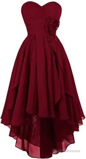 Chiffon Ruffles Party Homecoming Dresses