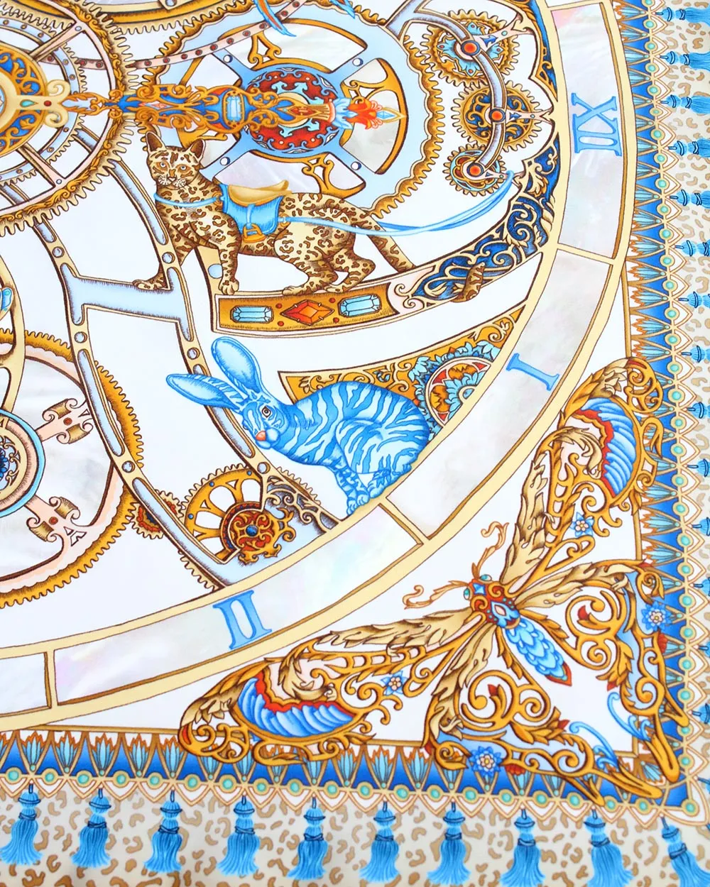 Clockwork Gold Large Scarf