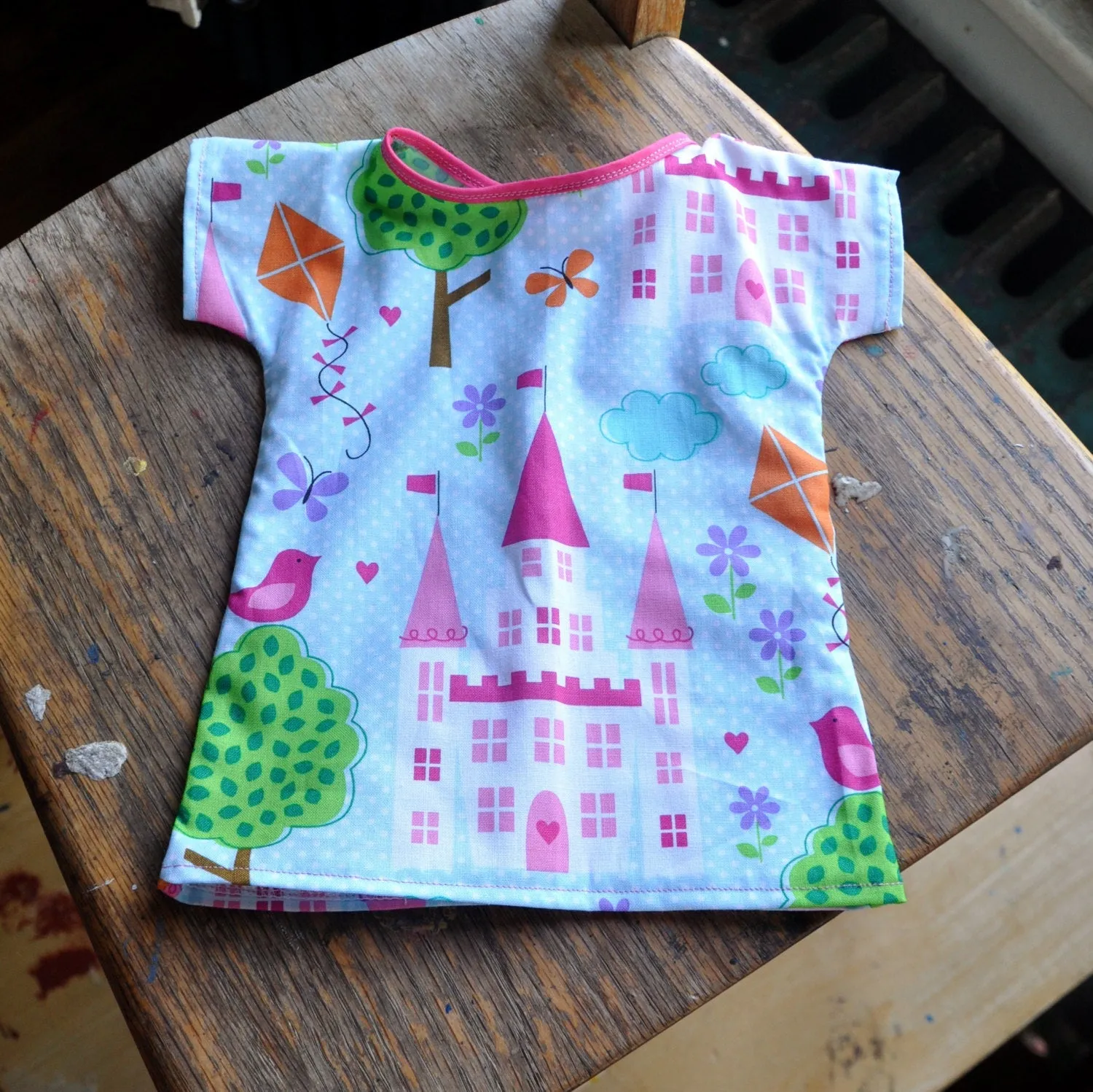 Custom Hospital Gown for 18" Doll like American Girl, Our Generation, Journey Girls, Madame Alexander