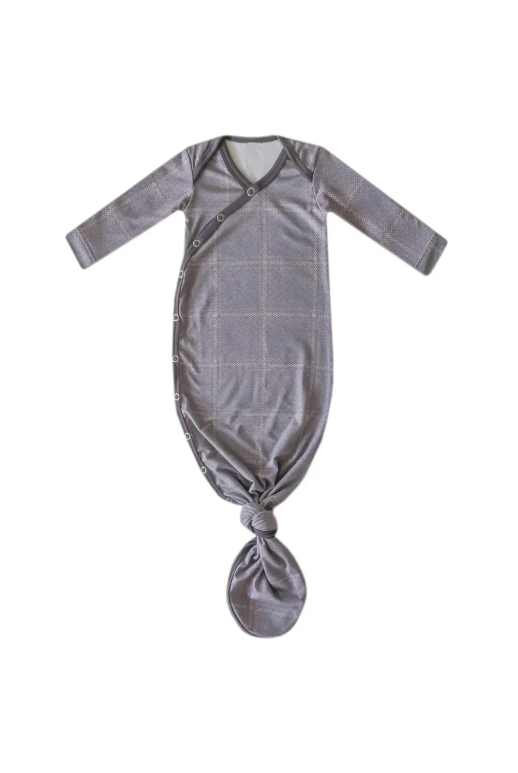 Dakota Newborn Knotted Gown | Copper Pearl