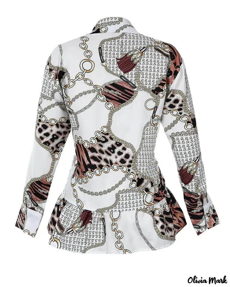 Deanwangkt - Leopard Print Long Sleeve Button Down Shirt