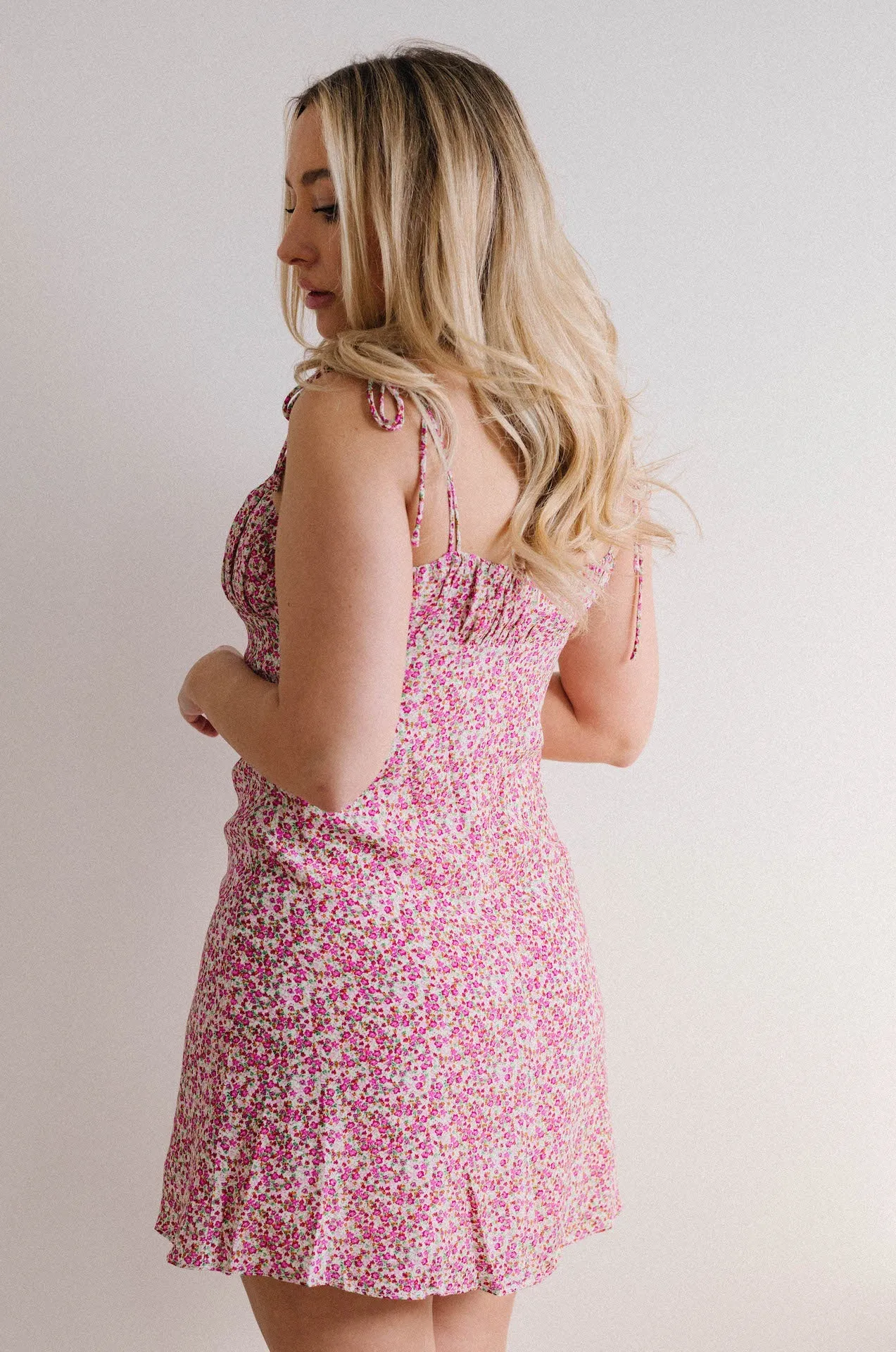Emma Ditsy Floral Mini Dress