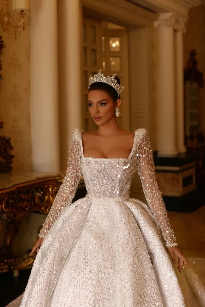 Enrapt White Wedding Dress