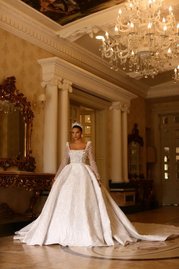 Enrapt White Wedding Dress