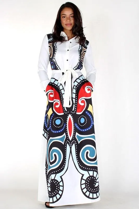 Ethnic Casual Maxi Dress 1