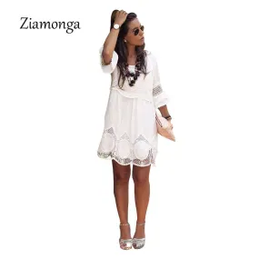 Flora Lace Mini Dress