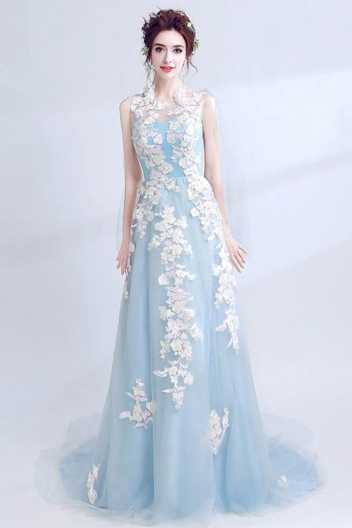 Floral Beaded Prom / Homecoming Dresses