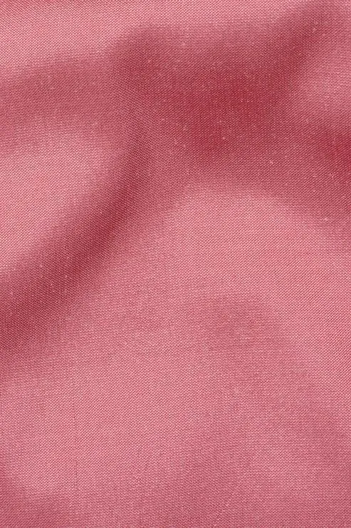 Geranium Pink Silk Shantung 54" Fabric