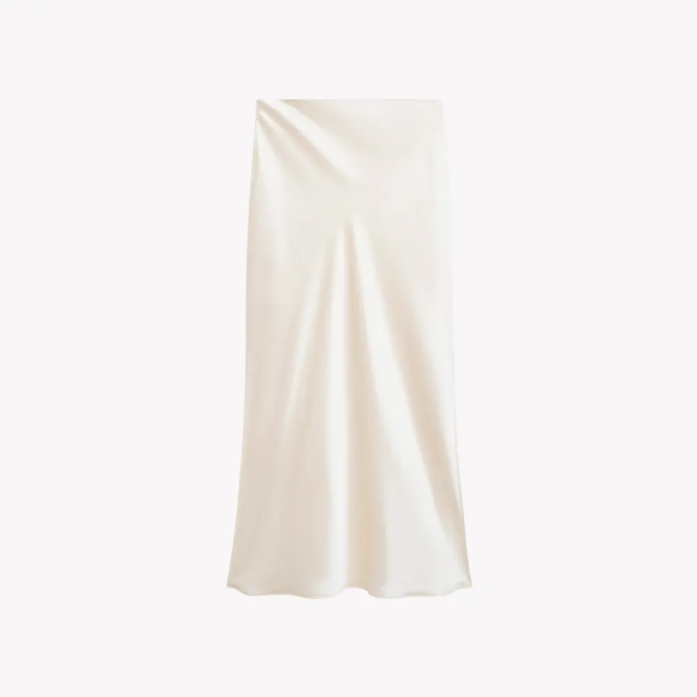 InAvati Satin Skirt - Champagne