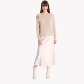 InAvati Satin Skirt - Champagne
