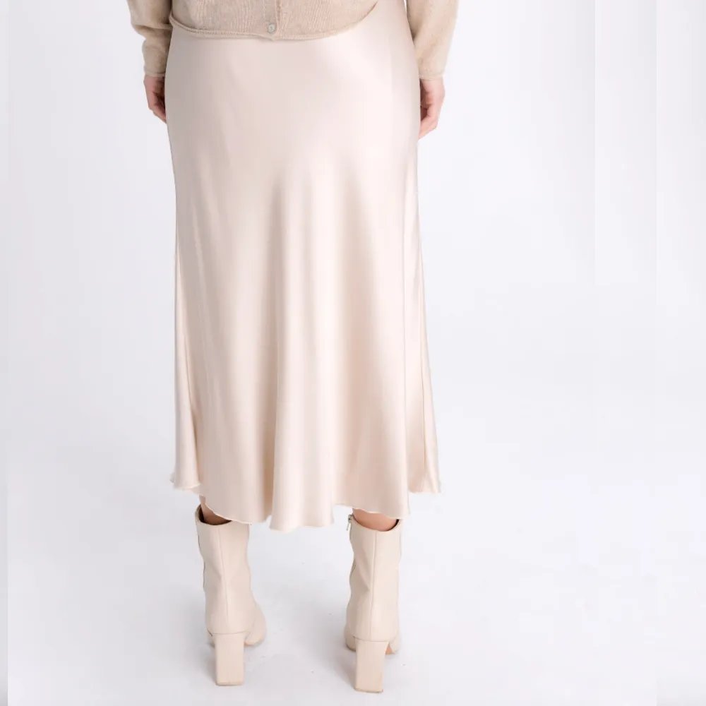 InAvati Satin Skirt - Champagne