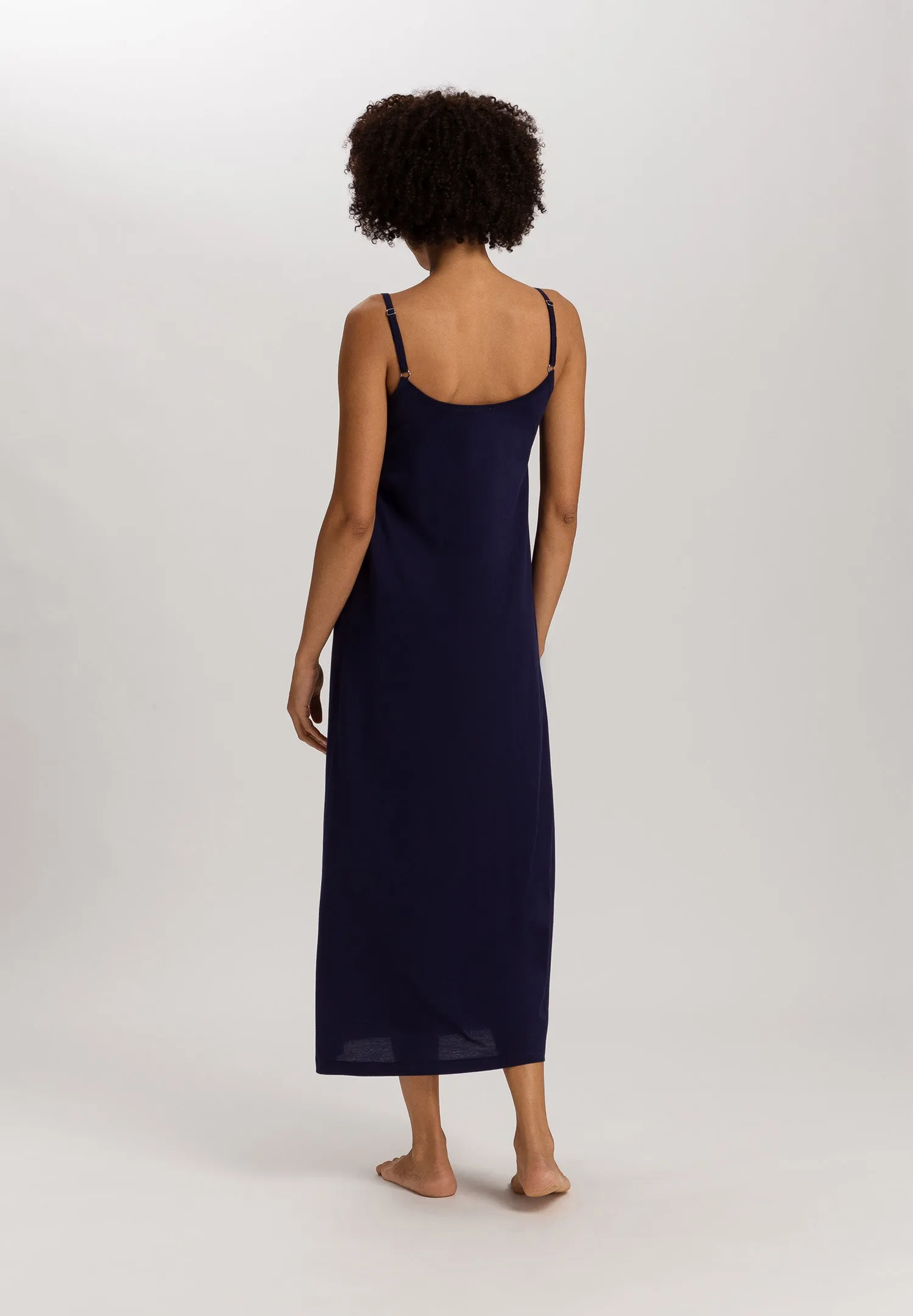 Juliet Pleated Cotton Chemise | Evening Blue 77748-2621