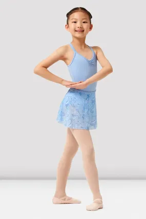 Kids Mirella Paisley Printed Mesh Skirt