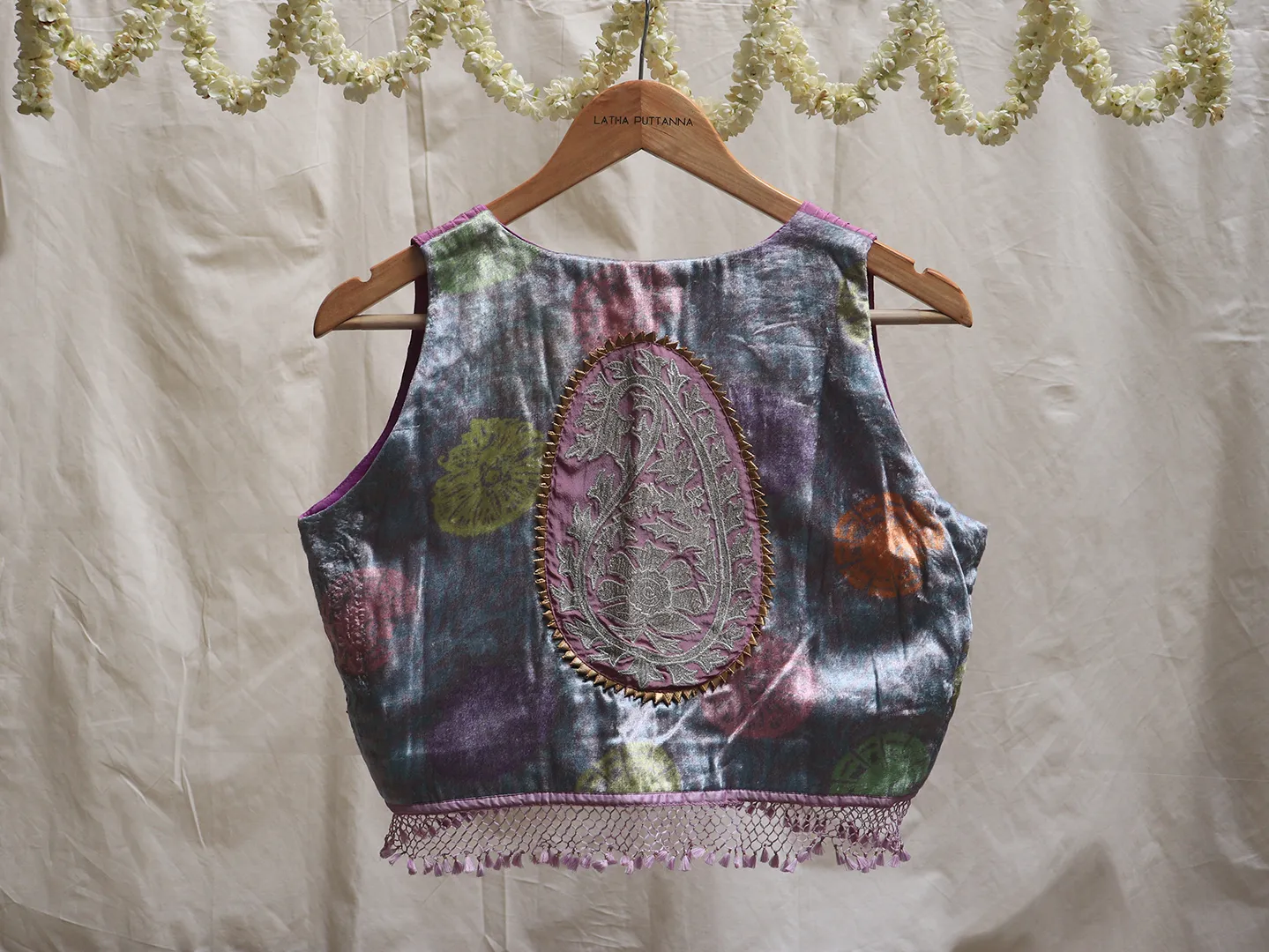Lavender, Crepe silk, Katori blouse