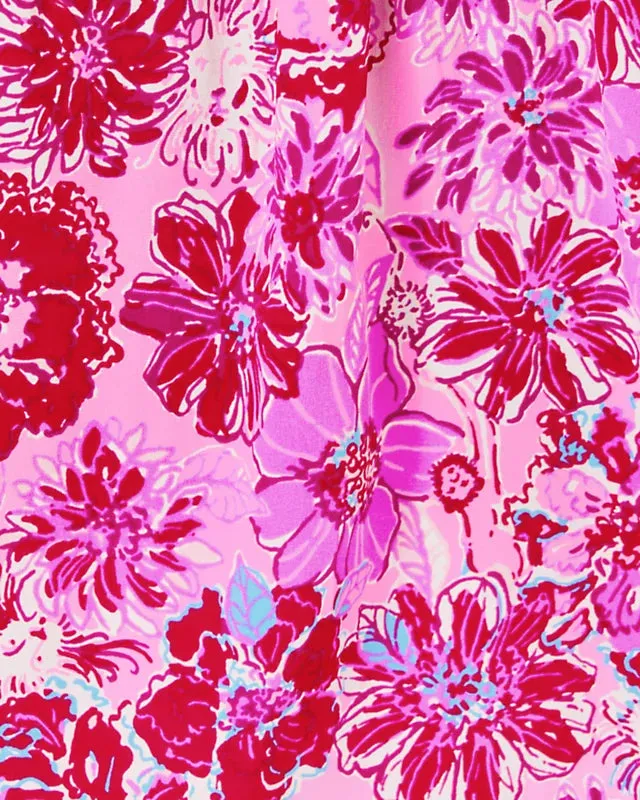 Lilly Pulitzer Women's Elsa Silk Top - Lilac Thistle In The Wild Flowers