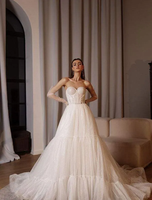 Madeira White Wedding Dress