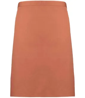 Premier 'Colours' Mid Length Apron | Chestnut