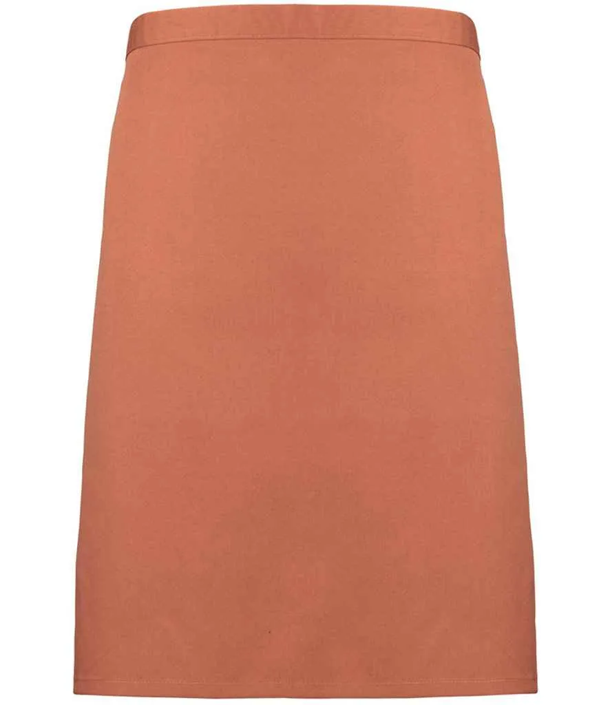 Premier 'Colours' Mid Length Apron | Chestnut