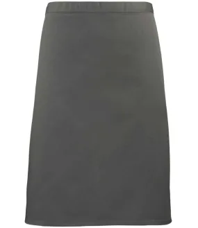 Premier 'Colours' Mid Length Apron | Dark Grey