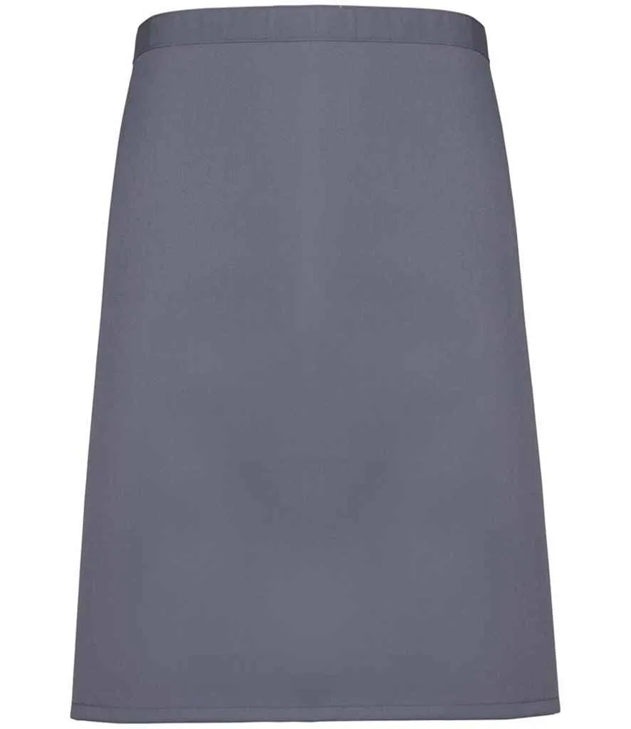 Premier 'Colours' Mid Length Apron | Steel