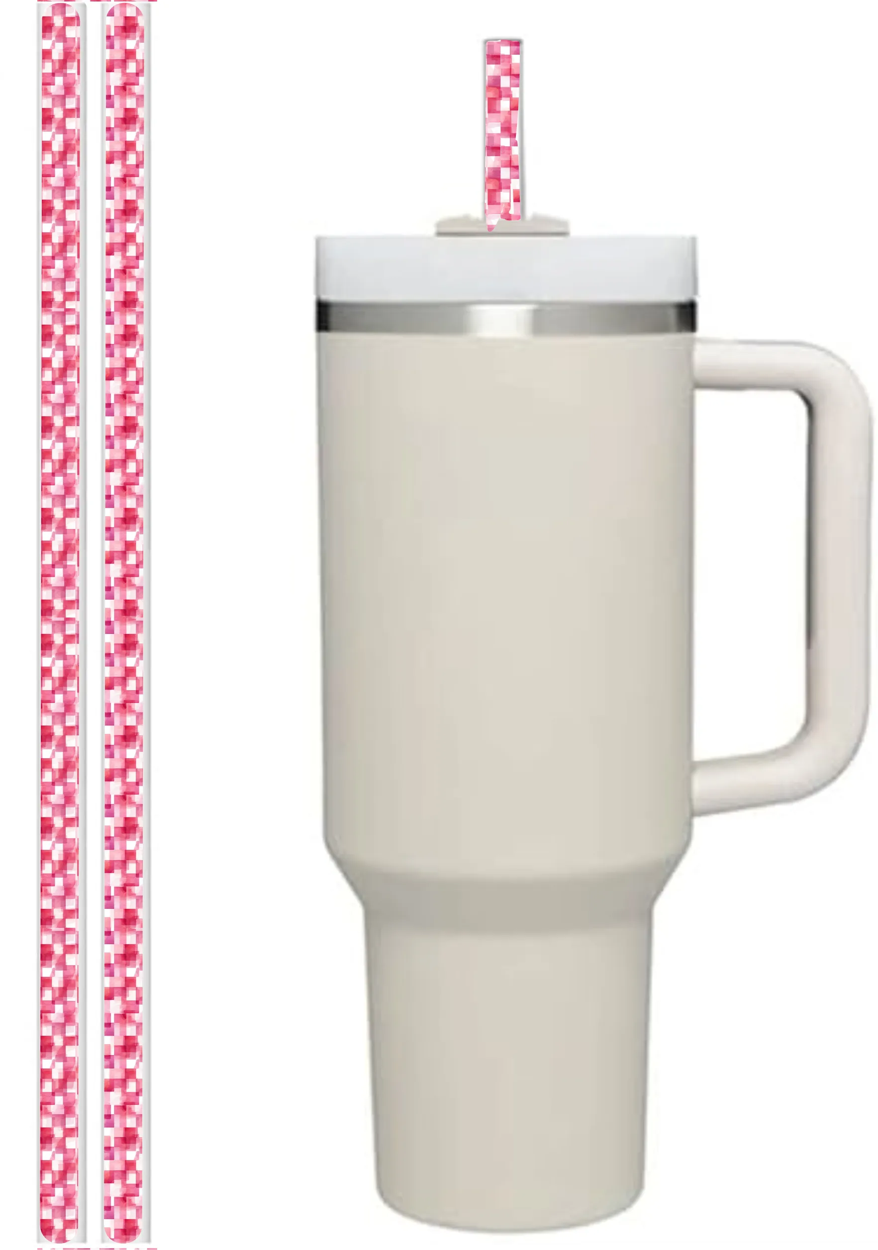 Red Geometric Pattern - Sublimation Transfers