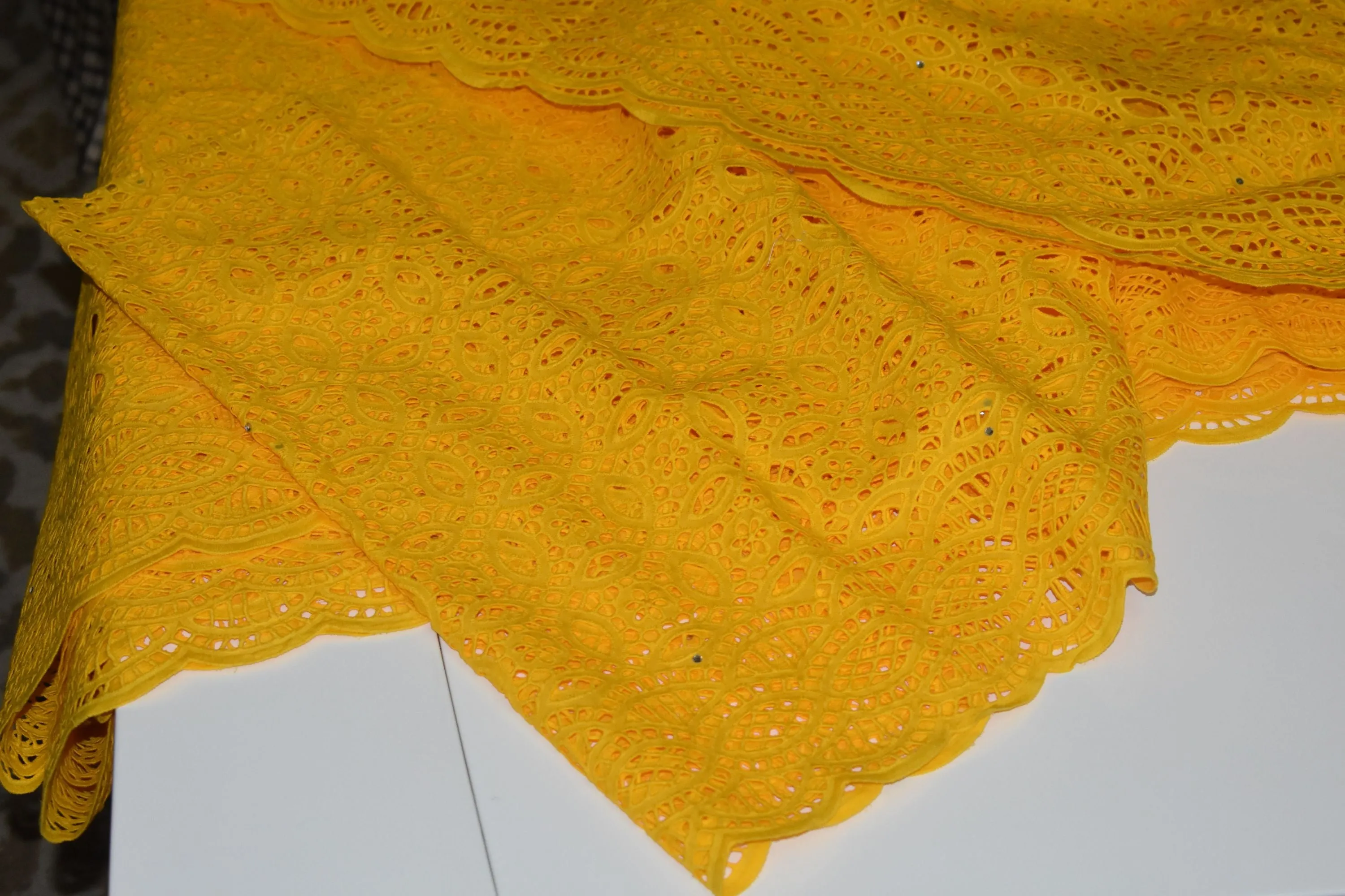 Royal Golden Yellow Lace