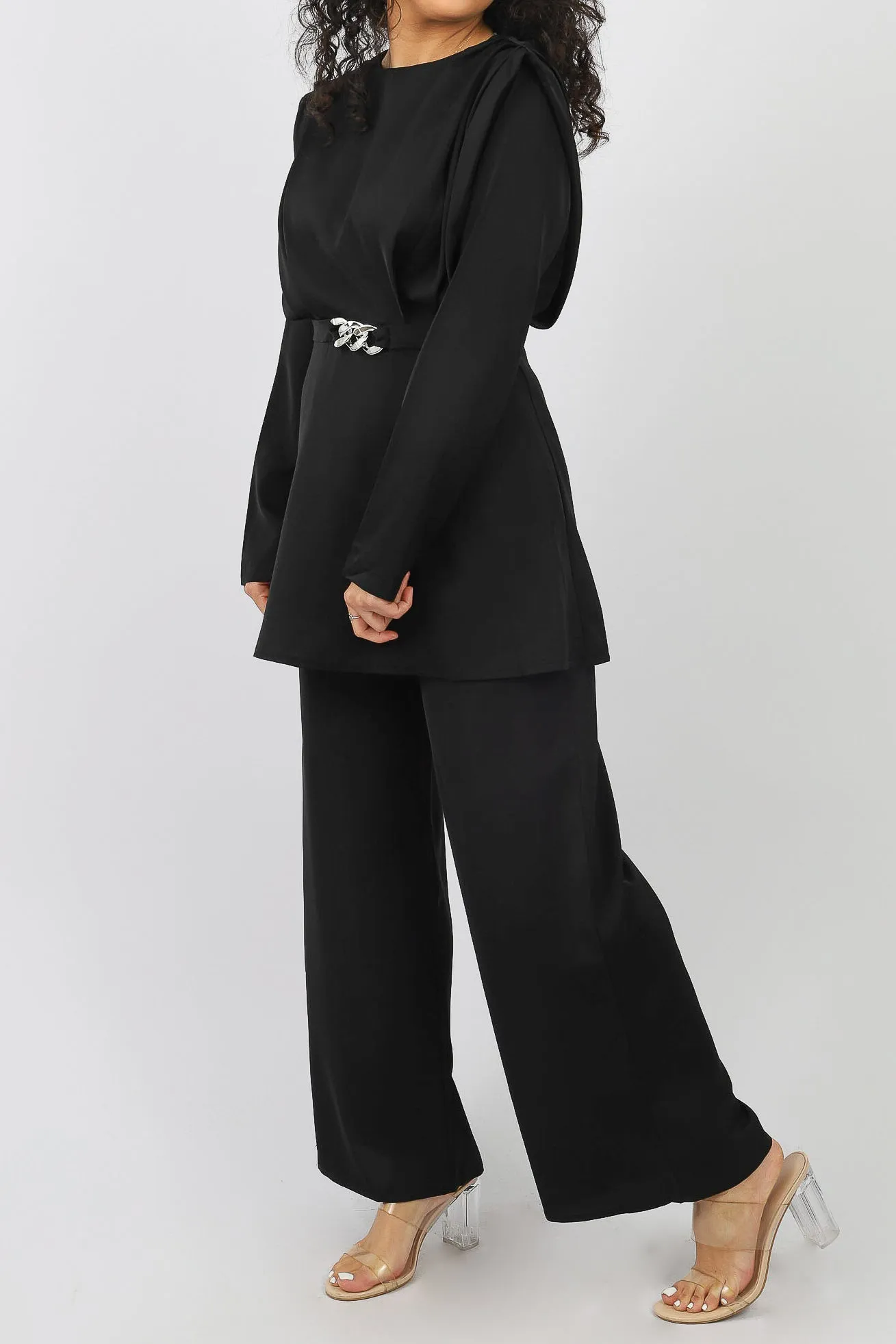 Satin Detailed Blouse