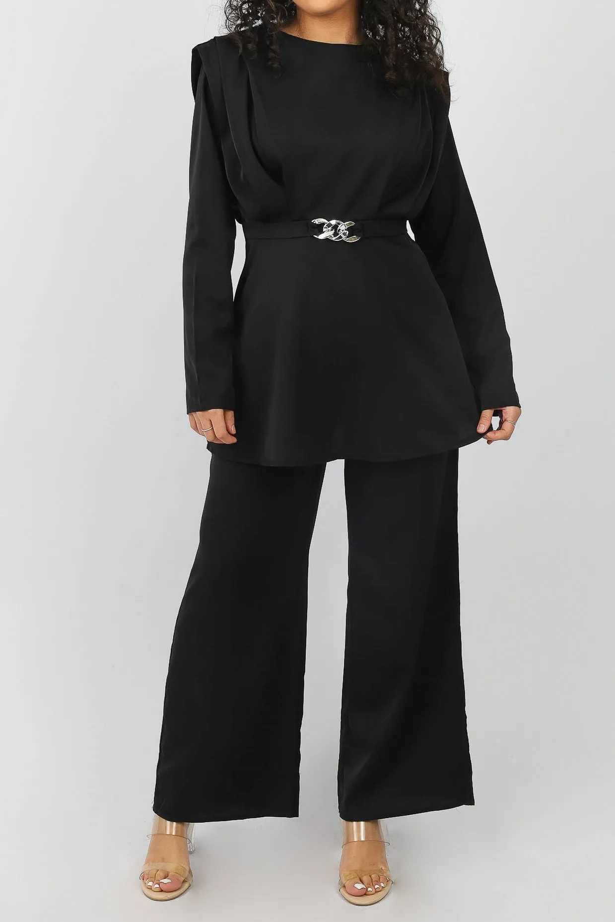 Satin Detailed Blouse