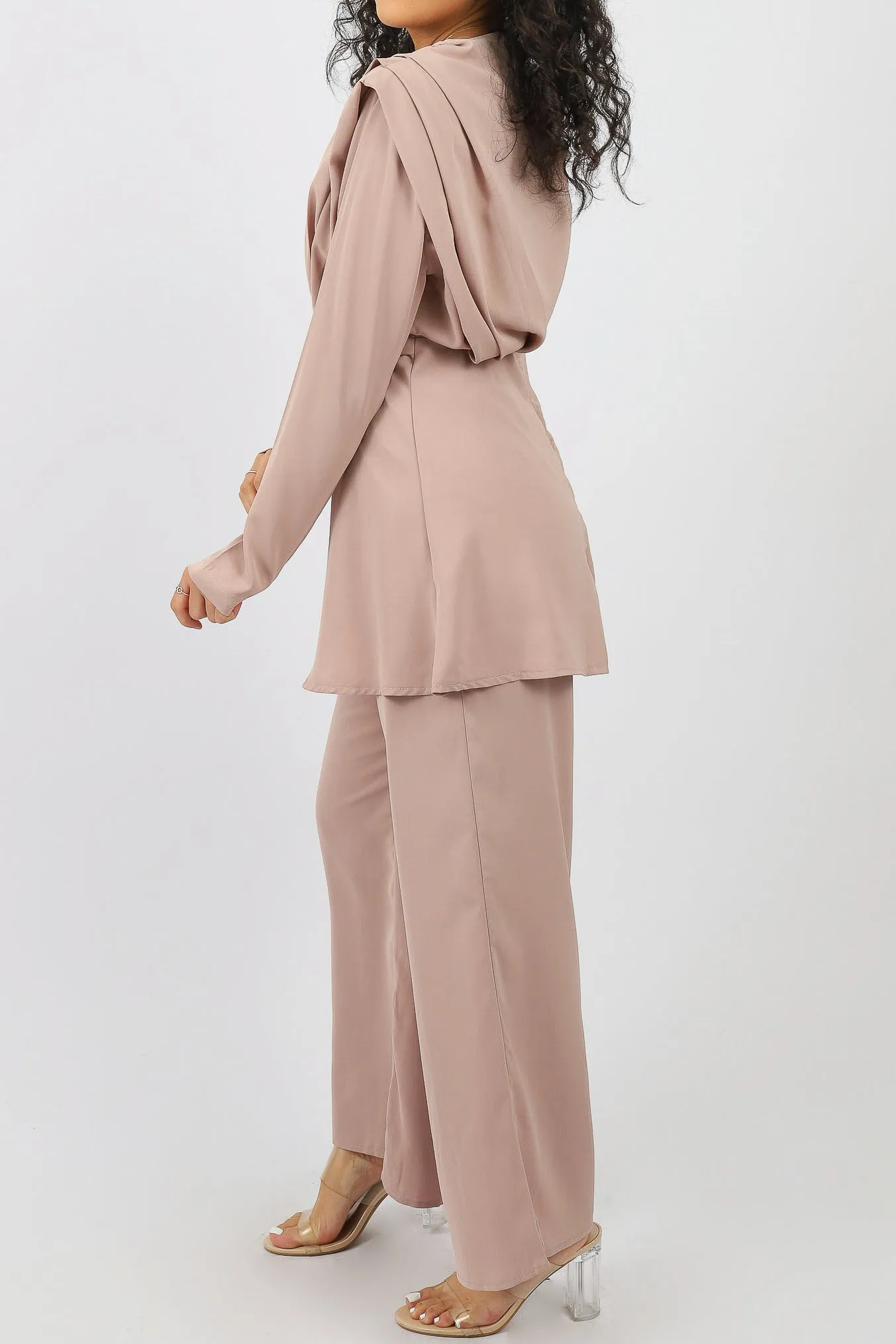 Satin Detailed Blouse