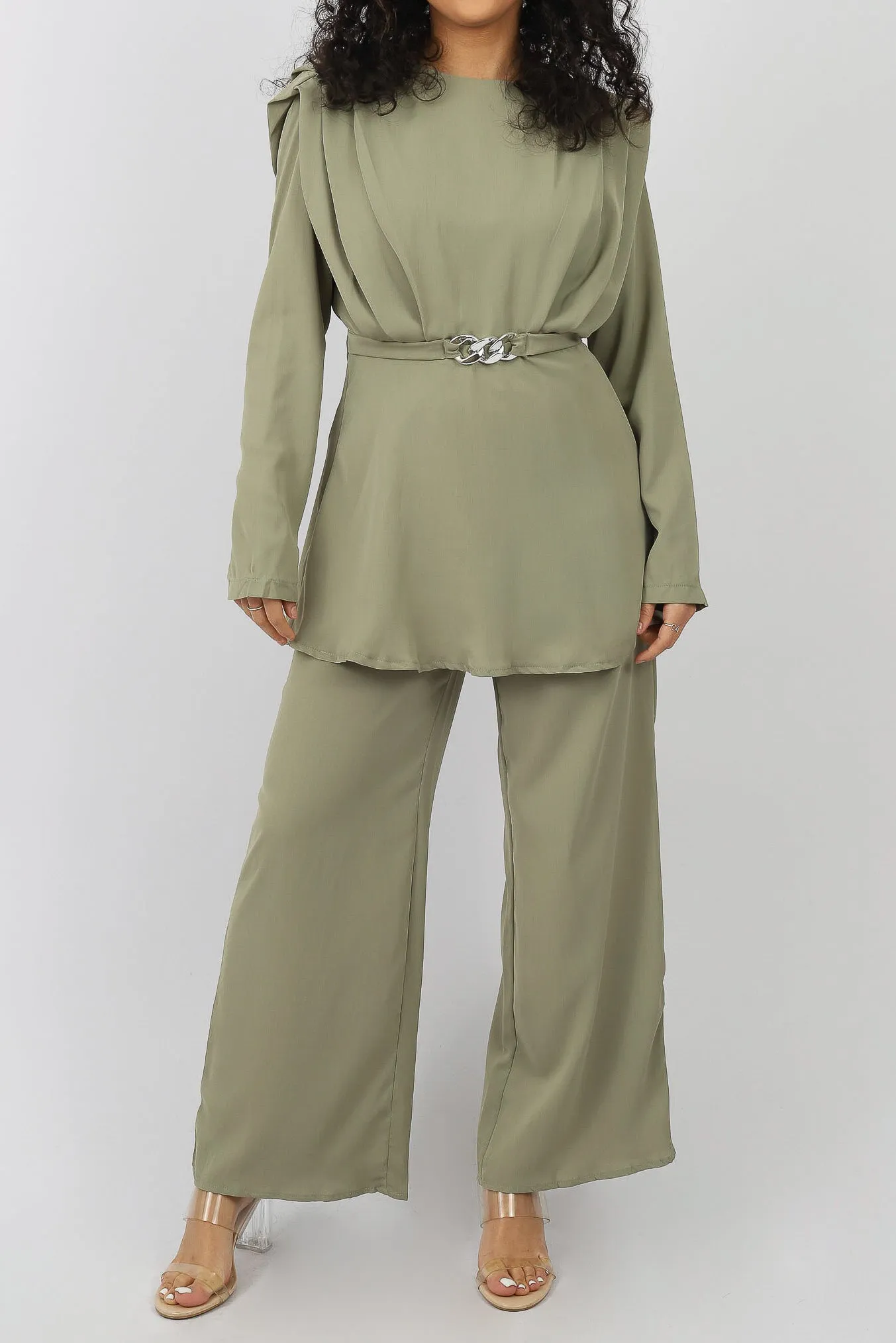 Satin Detailed Blouse