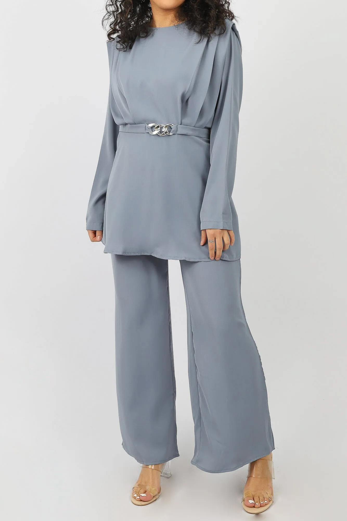 Satin Detailed Blouse