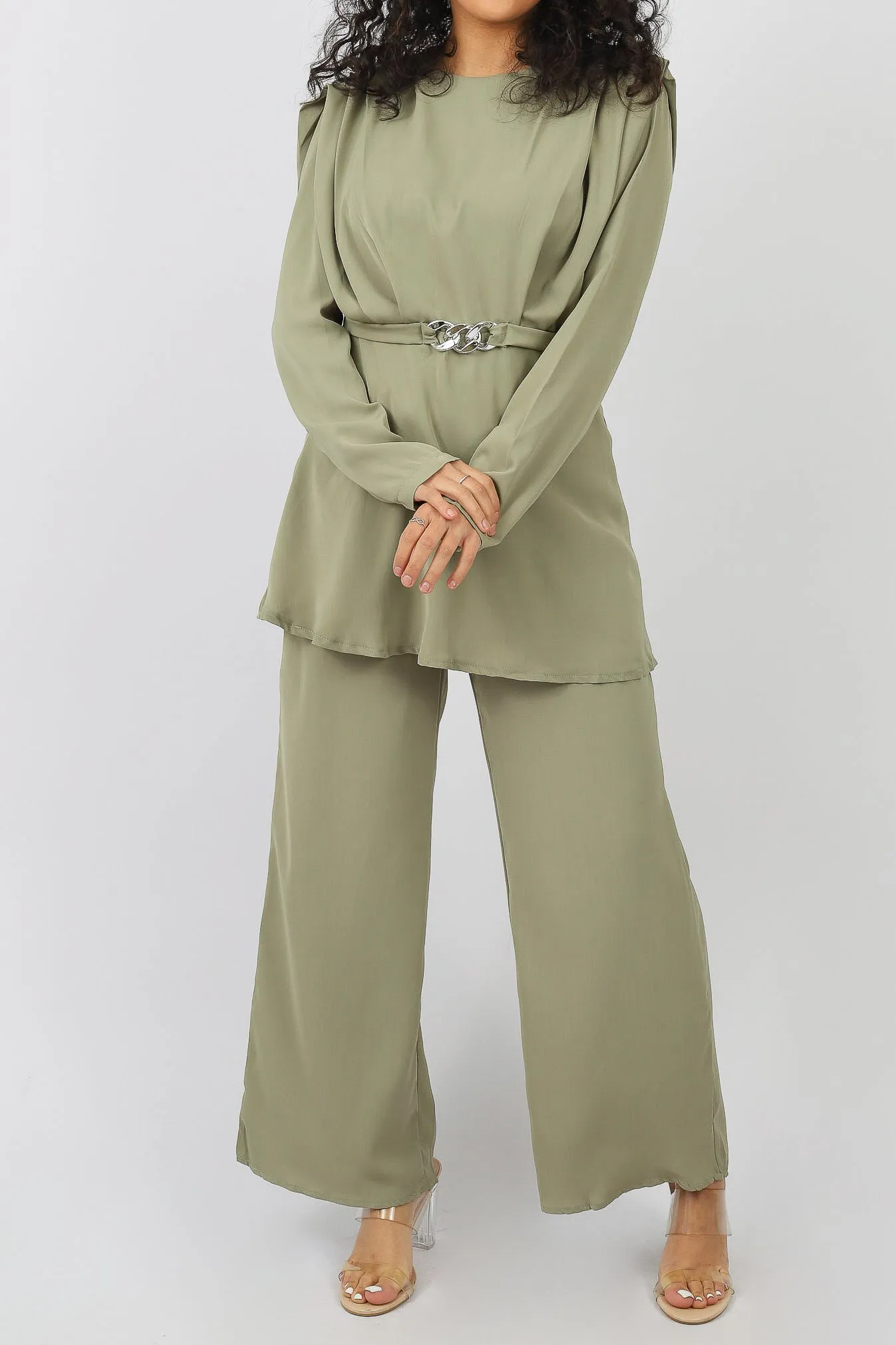 Satin Detailed Blouse
