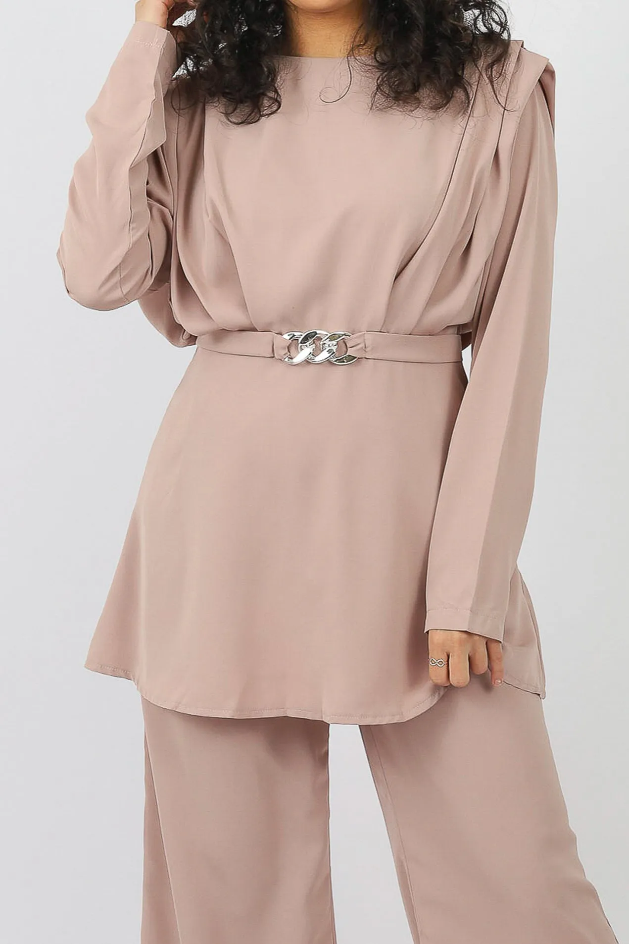 Satin Detailed Blouse
