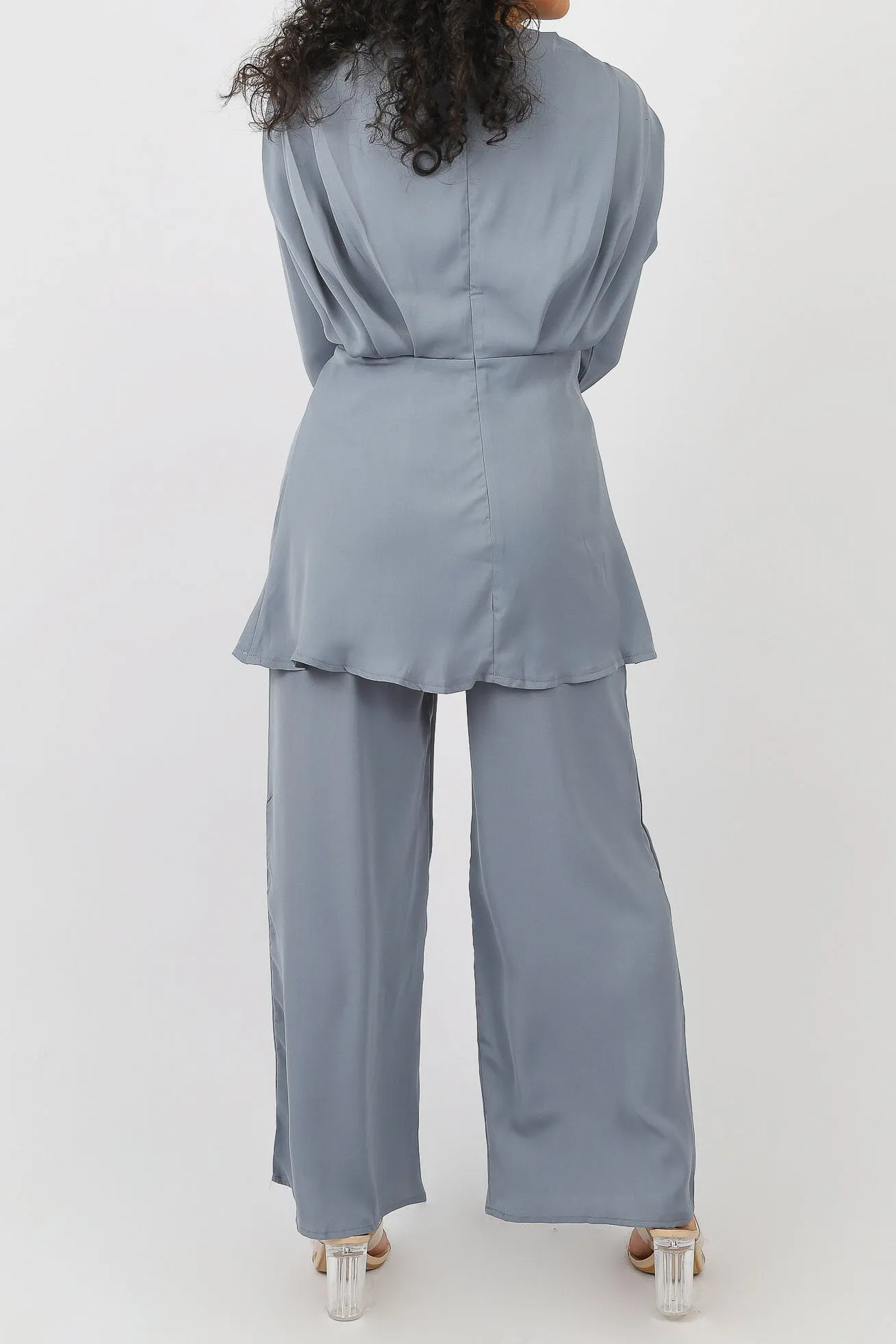 Satin Detailed Blouse