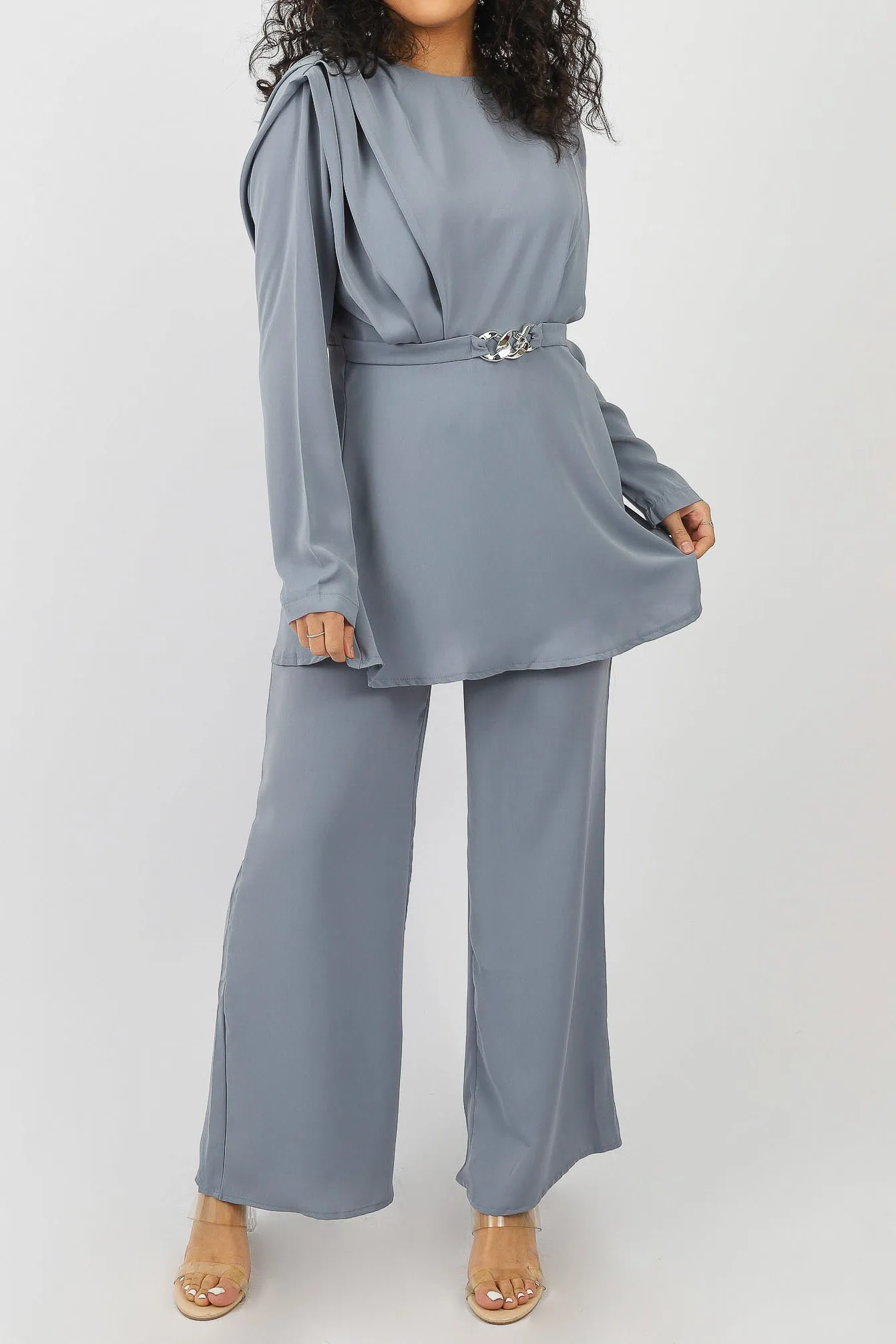 Satin Detailed Blouse