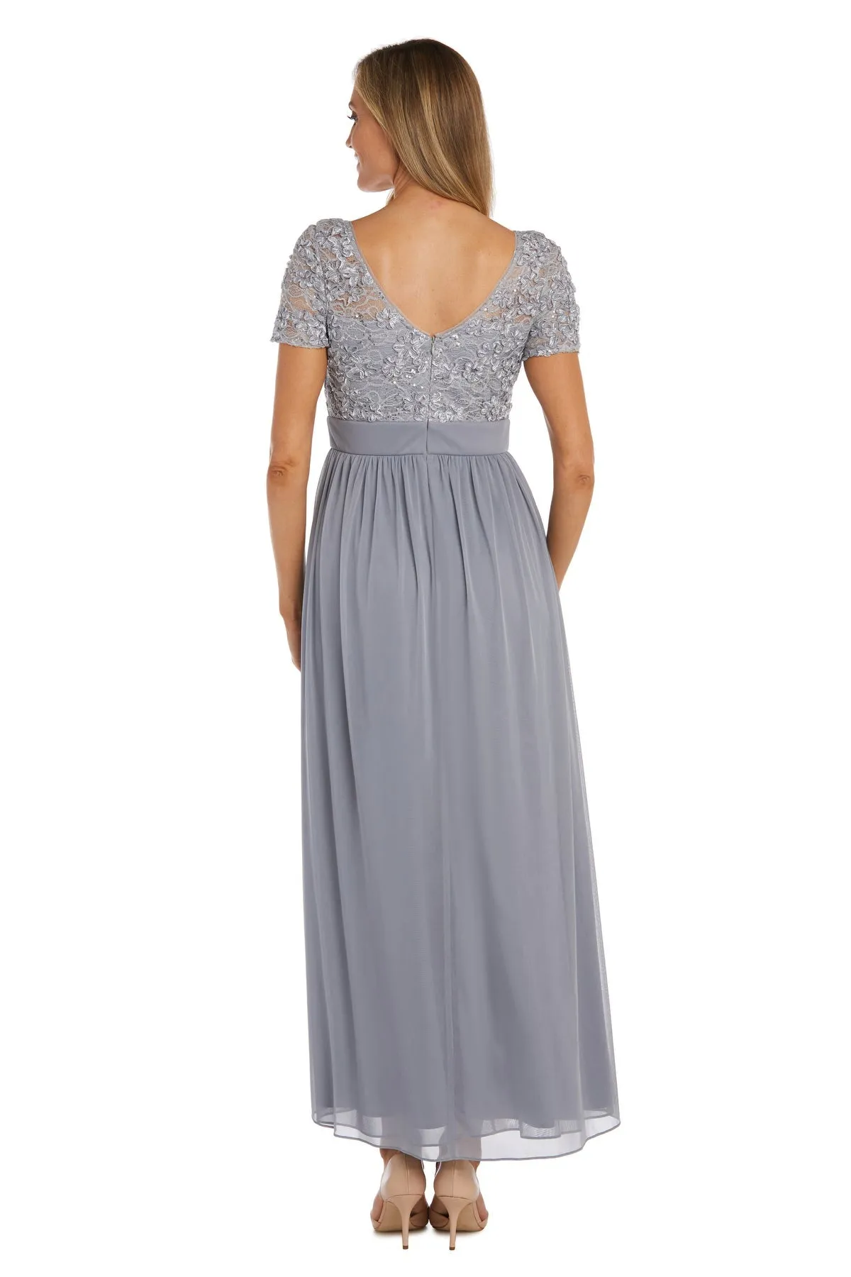Soutache Cascade Women's Evening Gown