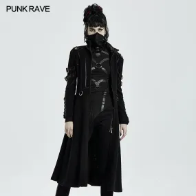 WY-1302XCF Punk Casual Mid Length Coat